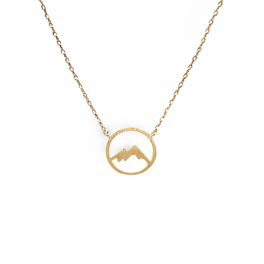 Circle Ararat Outline Necklace