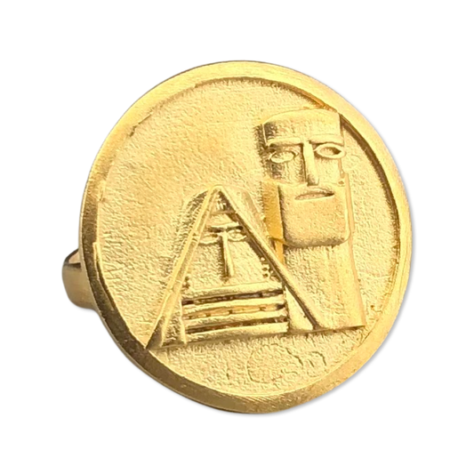 Medium "Tatik Papik" Coin Ring