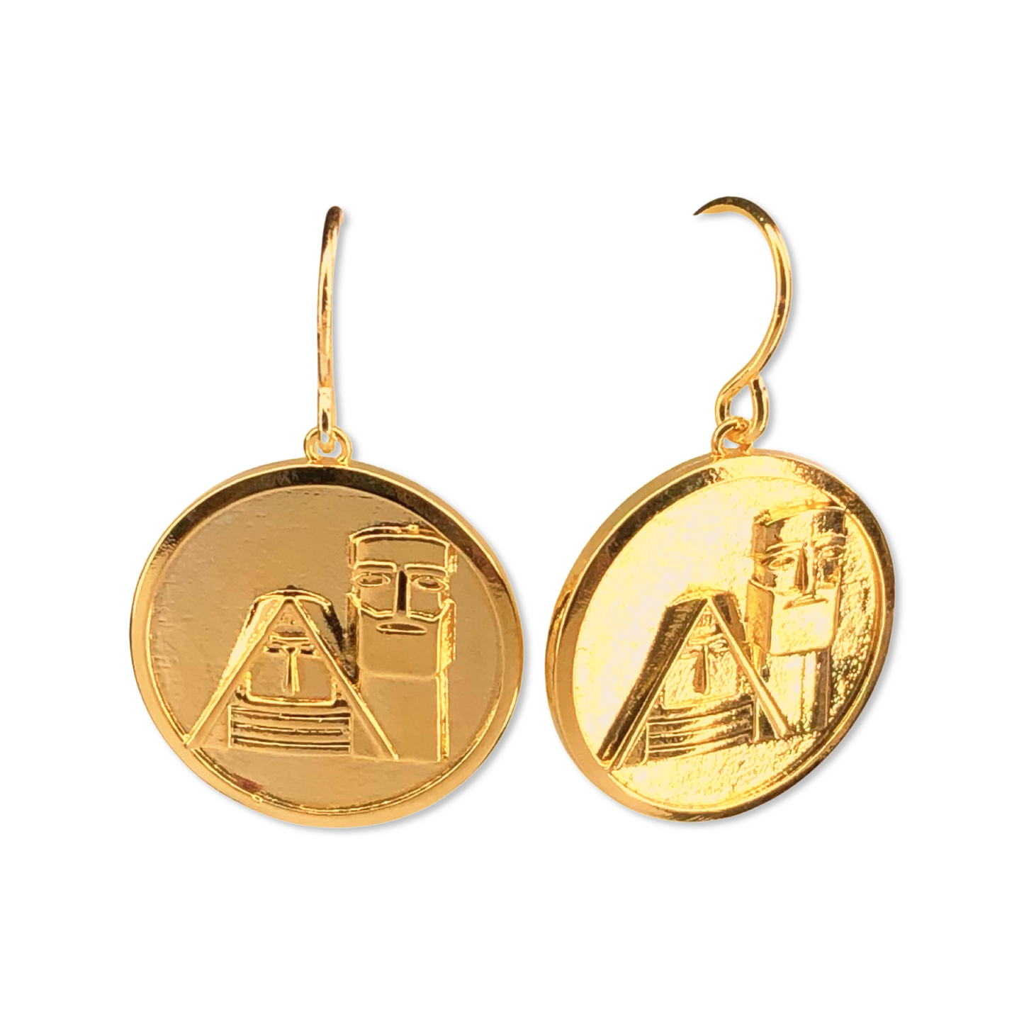 Medium "Tatik Papik" Coin Earrings